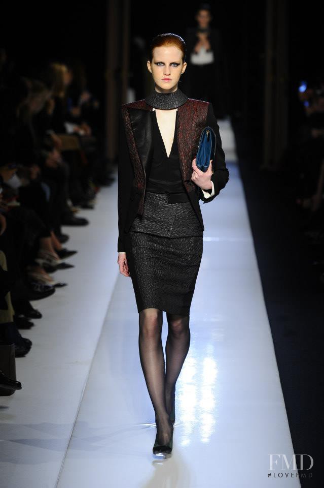Magdalena Jasek featured in  the Roland Mouret fashion show for Autumn/Winter 2013