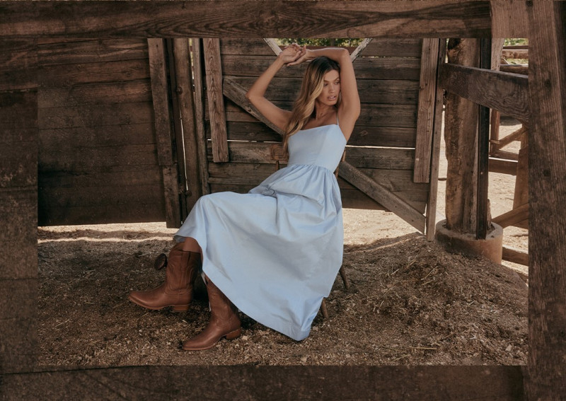 Maggie Rawlins featured in  the House of CB Summer Dreaming at the Farm  lookbook for Summer 2023