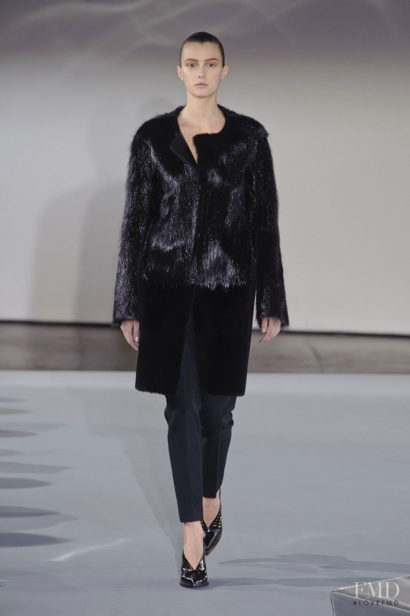 Sigrid Agren featured in  the Jil Sander fashion show for Autumn/Winter 2013