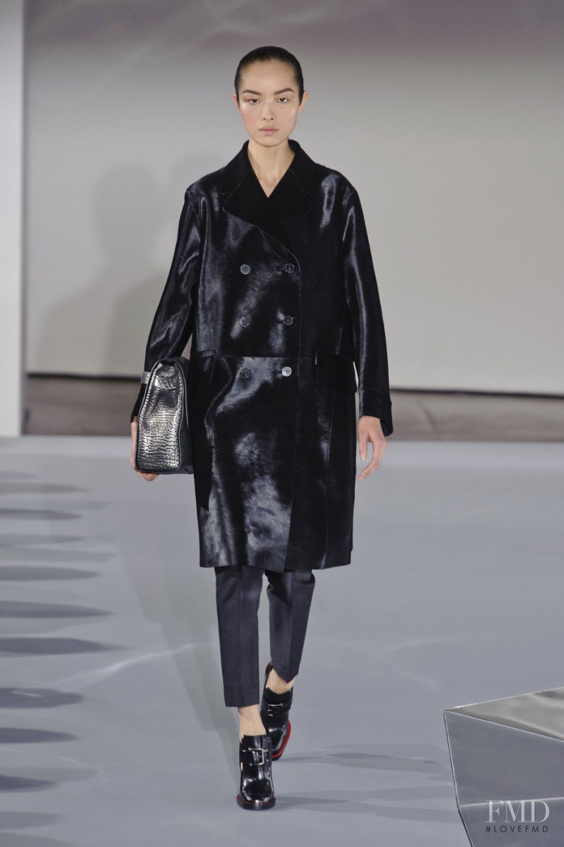 Fei Fei Sun featured in  the Jil Sander fashion show for Autumn/Winter 2013