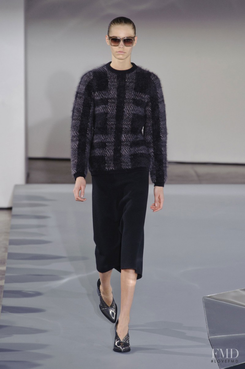 Kirstin Kragh Liljegren featured in  the Jil Sander fashion show for Autumn/Winter 2013