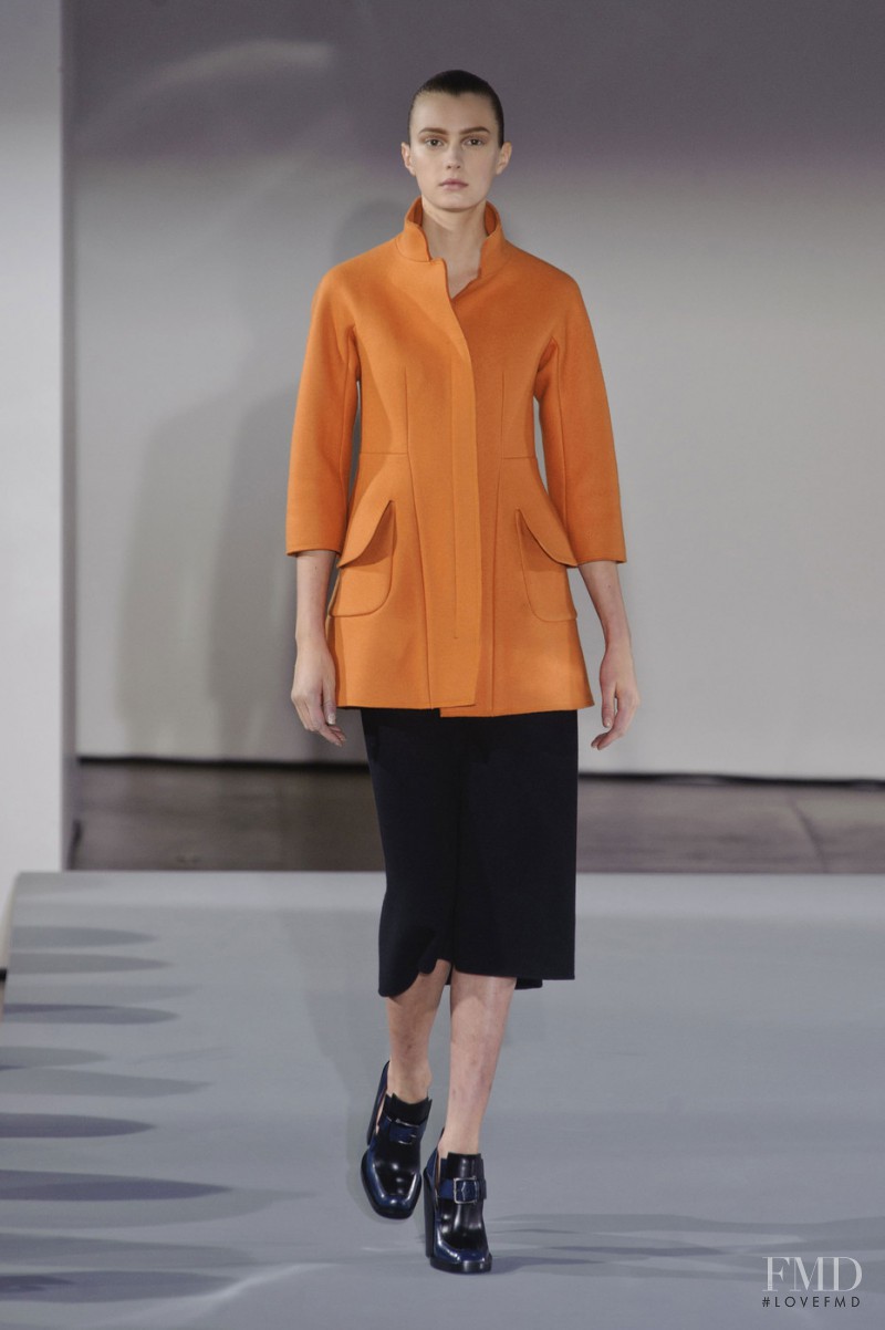 Sigrid Agren featured in  the Jil Sander fashion show for Autumn/Winter 2013