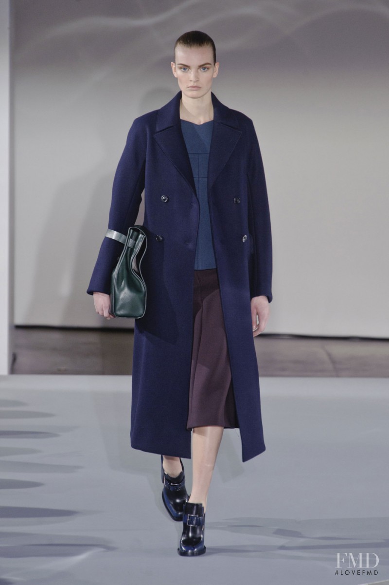 Juliane Grüner featured in  the Jil Sander fashion show for Autumn/Winter 2013