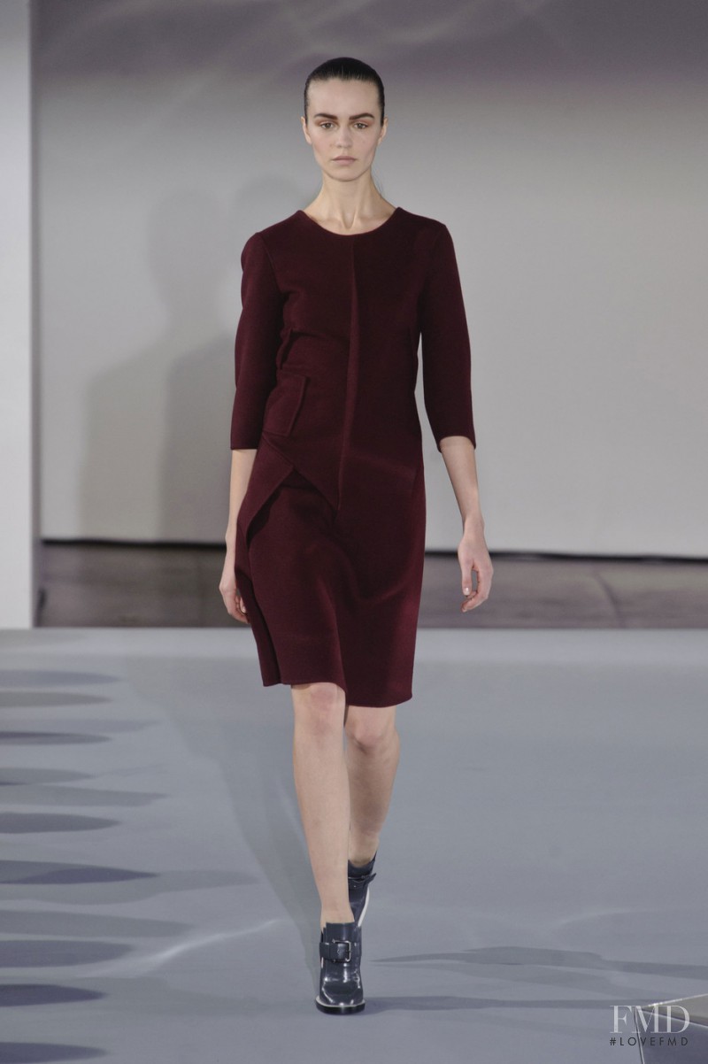 Marta Dyks featured in  the Jil Sander fashion show for Autumn/Winter 2013