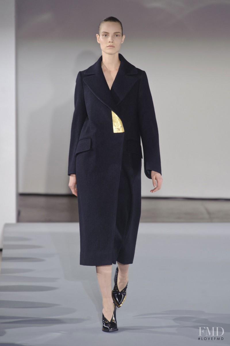 Suvi Koponen featured in  the Jil Sander fashion show for Autumn/Winter 2013