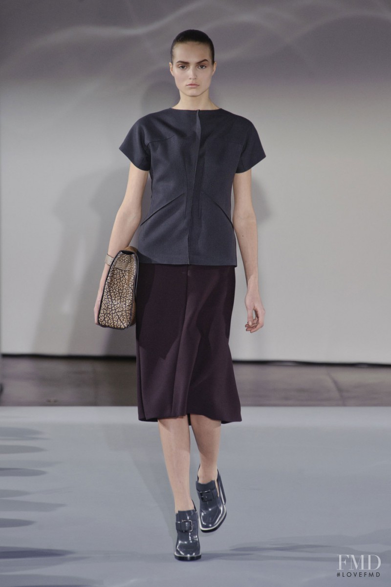 Agne Konciute featured in  the Jil Sander fashion show for Autumn/Winter 2013