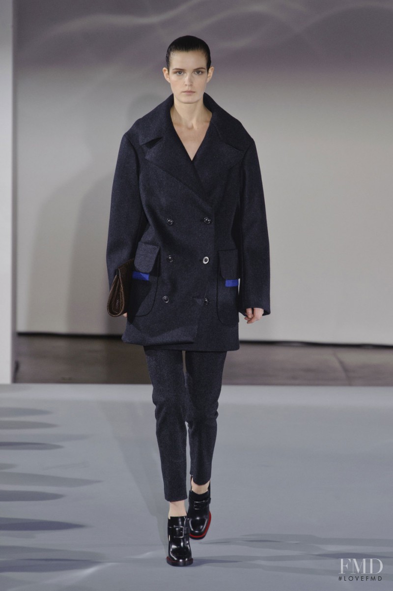 Zlata Mangafic featured in  the Jil Sander fashion show for Autumn/Winter 2013