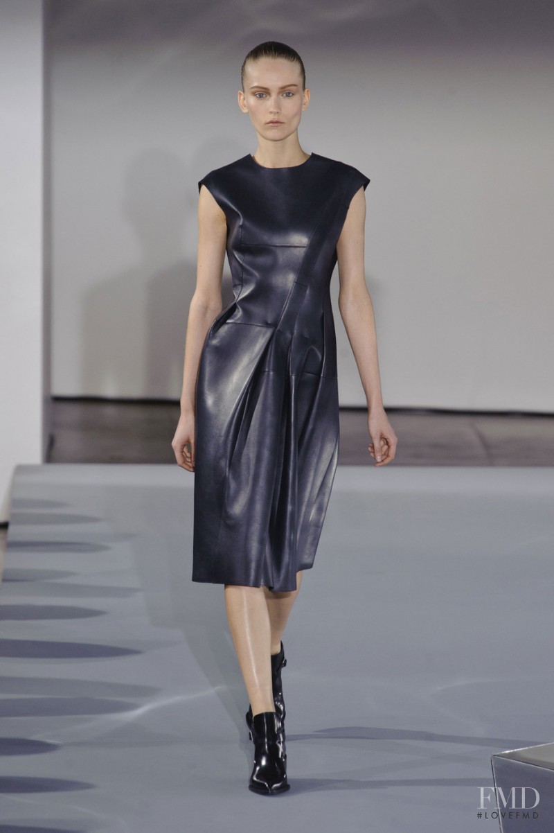 Katerina Ryabinkina featured in  the Jil Sander fashion show for Autumn/Winter 2013