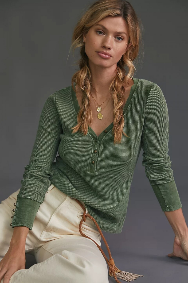 Maggie Rawlins featured in  the Anthropologie catalogue for Autumn/Winter 2021