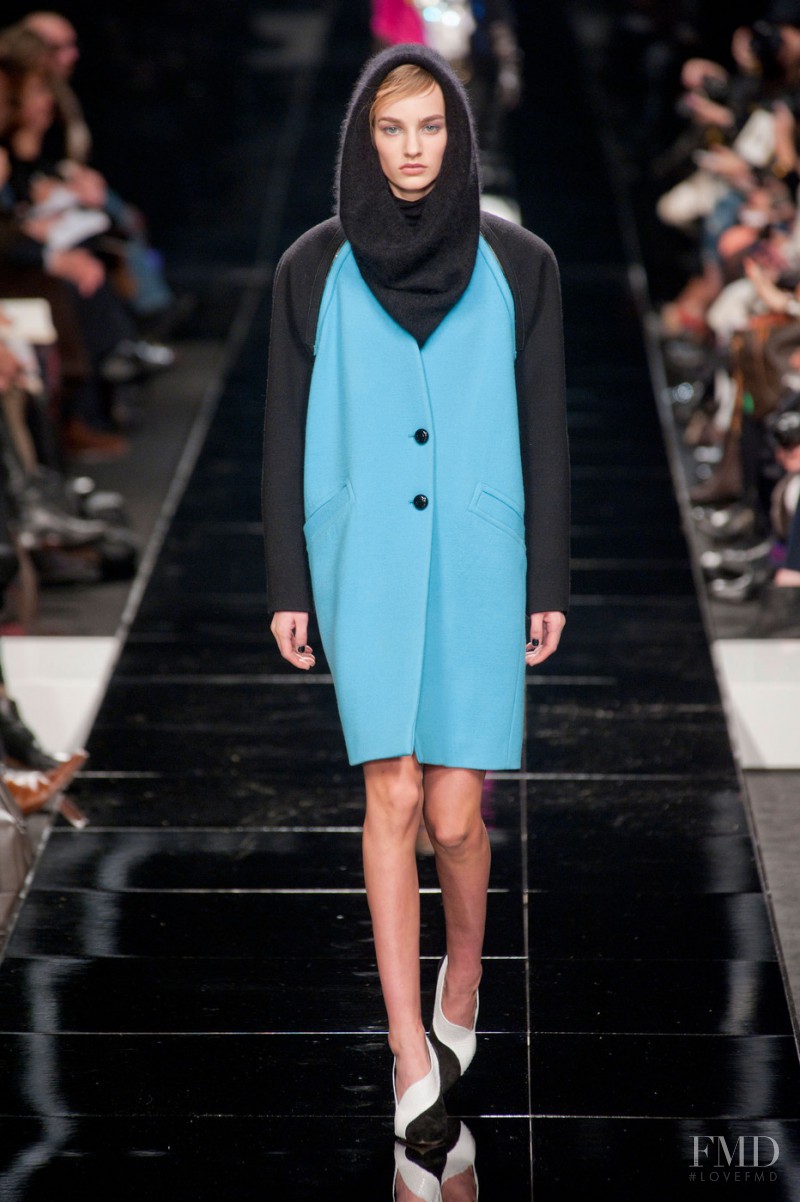 Maartje Verhoef featured in  the Iceberg fashion show for Autumn/Winter 2013