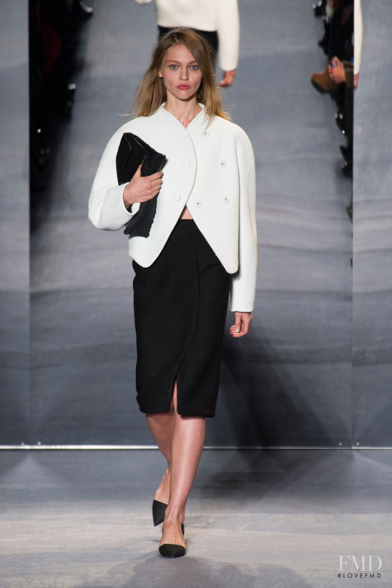 Sasha Pivovarova featured in  the Proenza Schouler fashion show for Autumn/Winter 2013