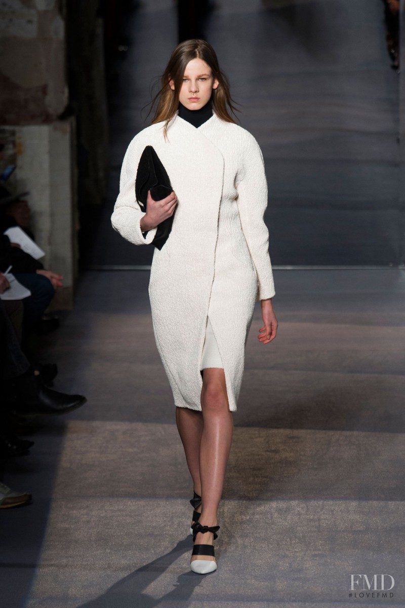 Joanna Tatarka featured in  the Proenza Schouler fashion show for Autumn/Winter 2013