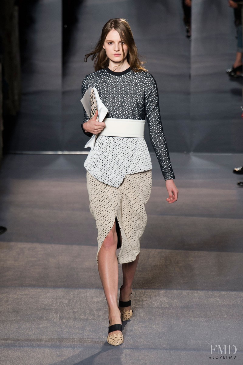 Tilda Lindstam featured in  the Proenza Schouler fashion show for Autumn/Winter 2013