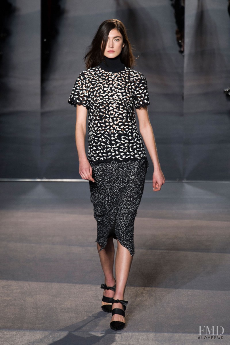 Jacquelyn Jablonski featured in  the Proenza Schouler fashion show for Autumn/Winter 2013