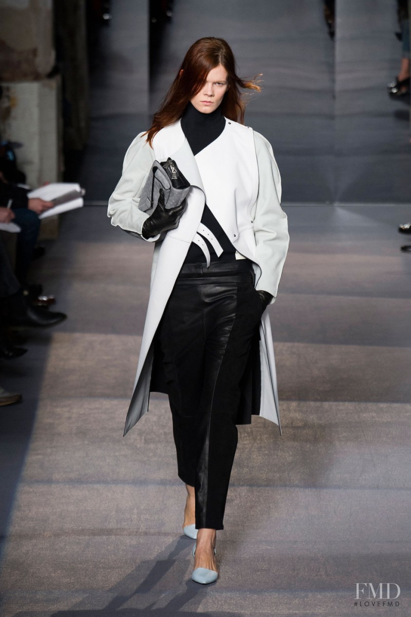 Irina Kravchenko featured in  the Proenza Schouler fashion show for Autumn/Winter 2013