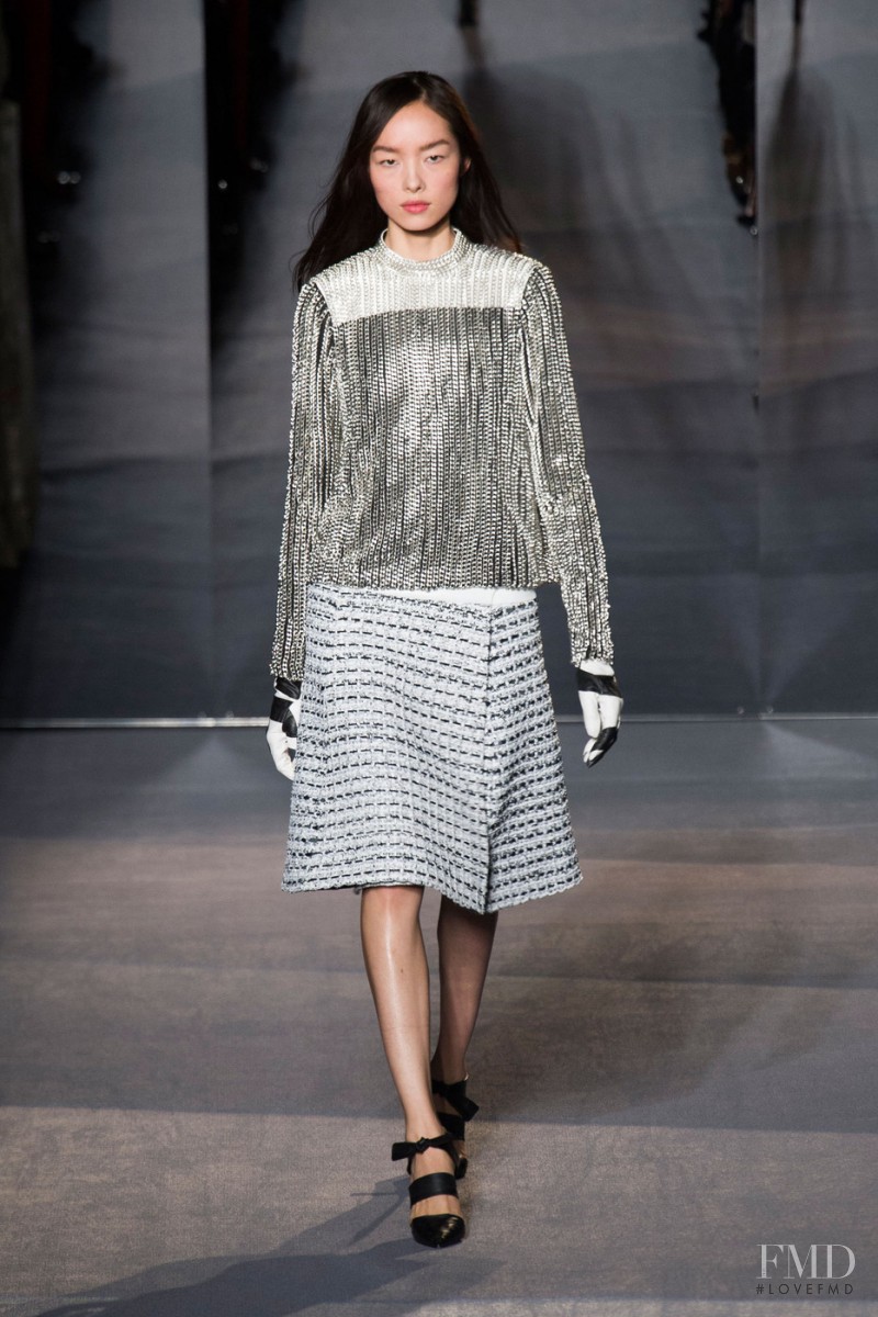 Fei Fei Sun featured in  the Proenza Schouler fashion show for Autumn/Winter 2013