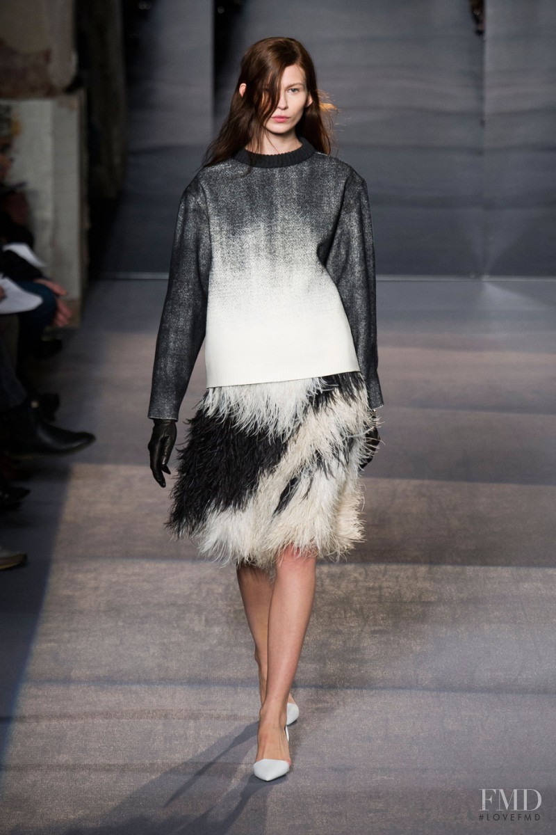 Monika Sawicka featured in  the Proenza Schouler fashion show for Autumn/Winter 2013