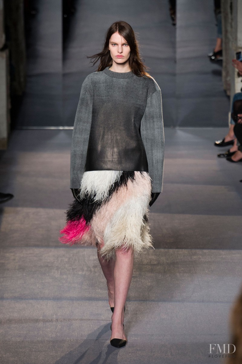 Lisa Verberght featured in  the Proenza Schouler fashion show for Autumn/Winter 2013