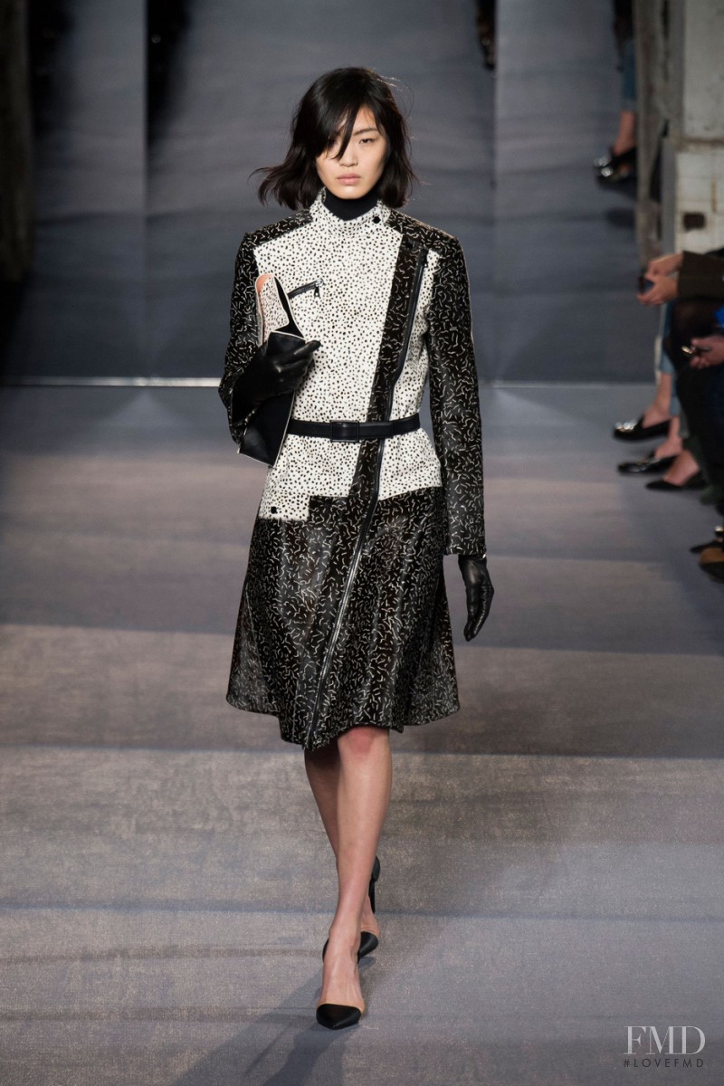 Chiharu Okunugi featured in  the Proenza Schouler fashion show for Autumn/Winter 2013