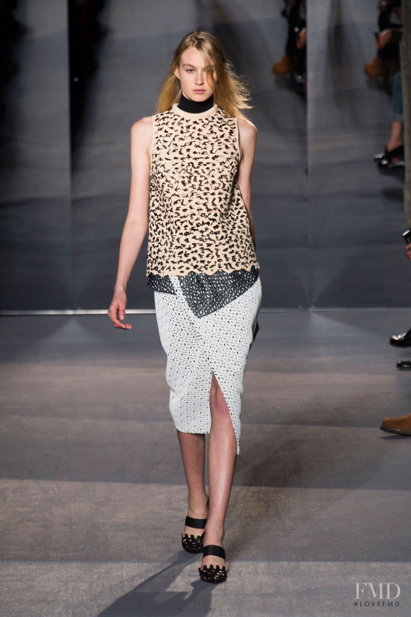 Dauphine McKee featured in  the Proenza Schouler fashion show for Autumn/Winter 2013