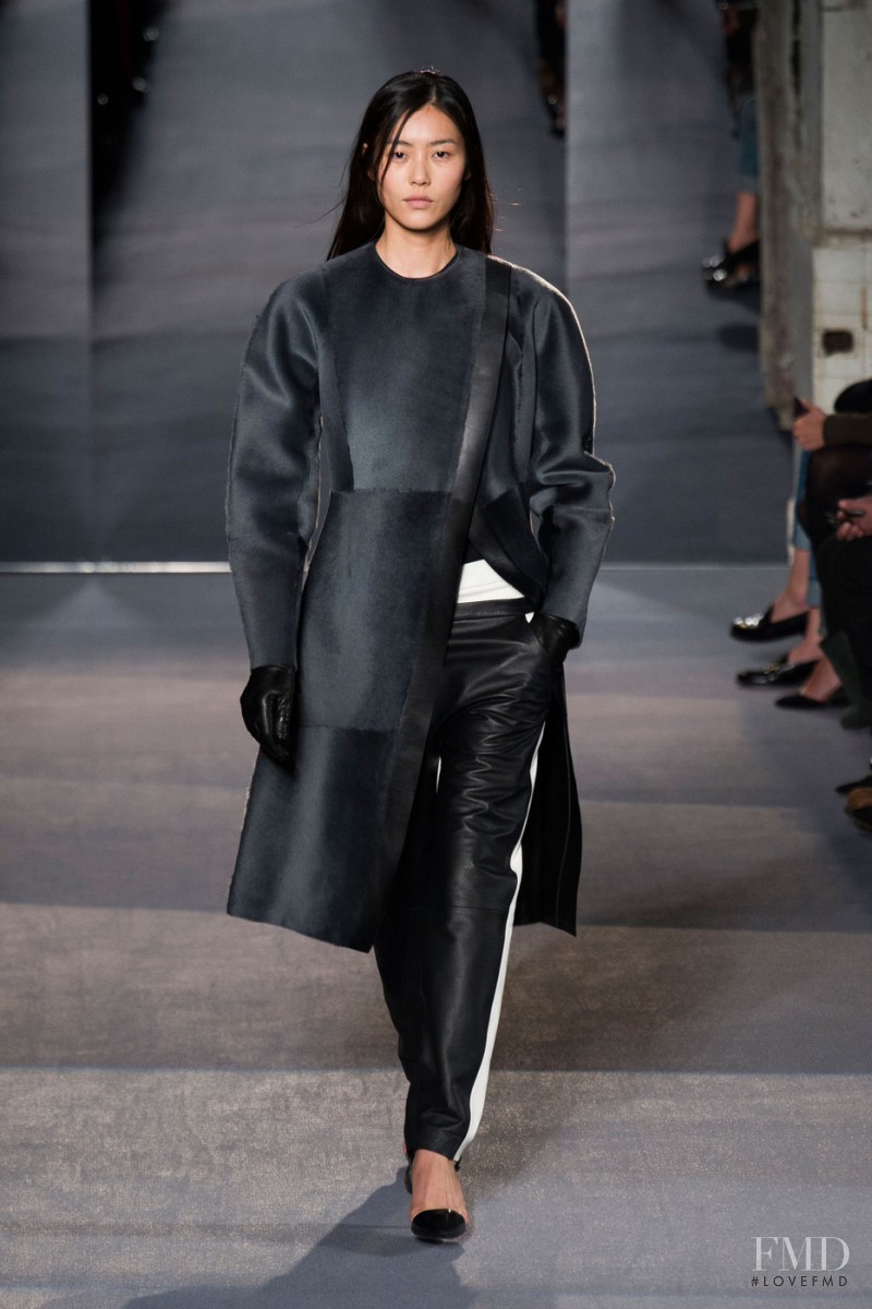 Liu Wen featured in  the Proenza Schouler fashion show for Autumn/Winter 2013