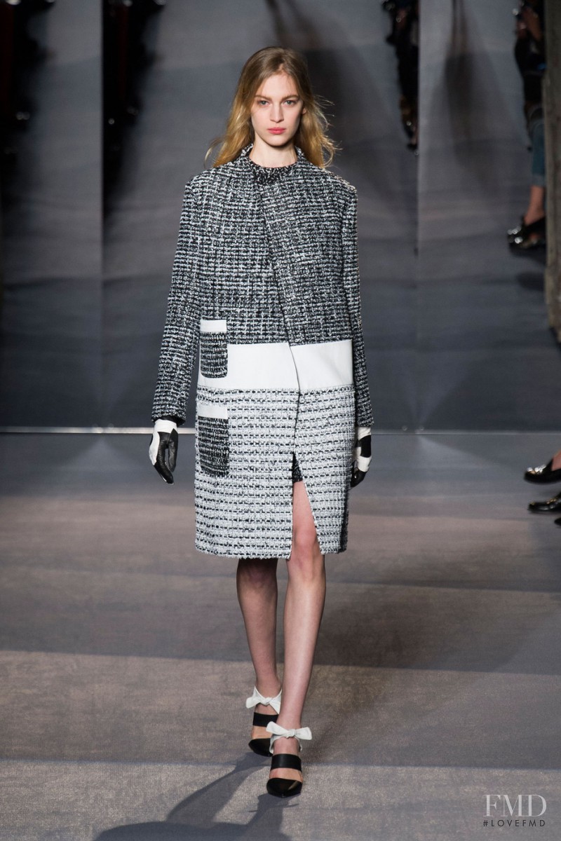 Vanessa Axente featured in  the Proenza Schouler fashion show for Autumn/Winter 2013