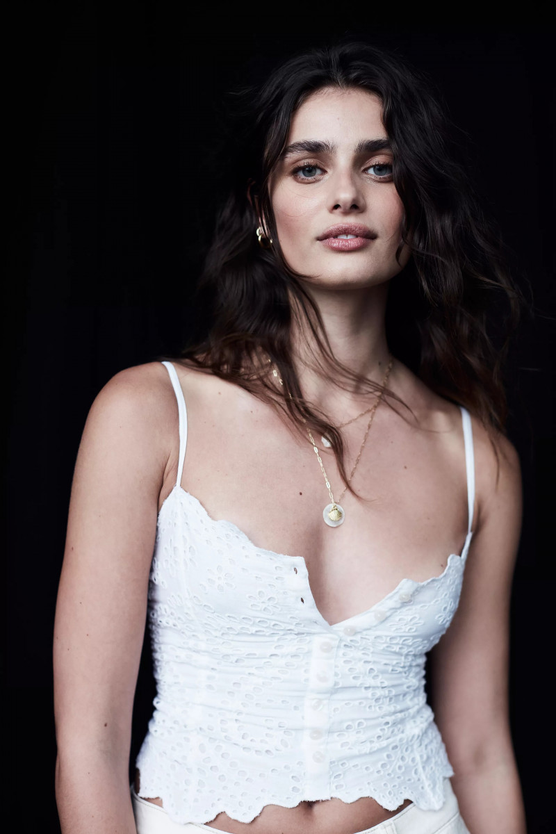 Taylor Hill featured in  the Free People lookbook for Spring/Summer 2023