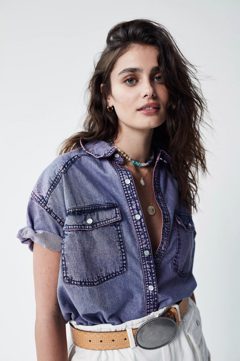 Taylor Hill featured in  the Free People lookbook for Spring/Summer 2023