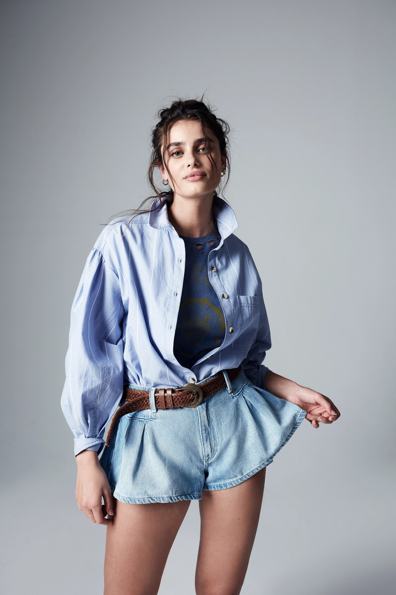 Taylor Hill featured in  the Free People lookbook for Spring/Summer 2023