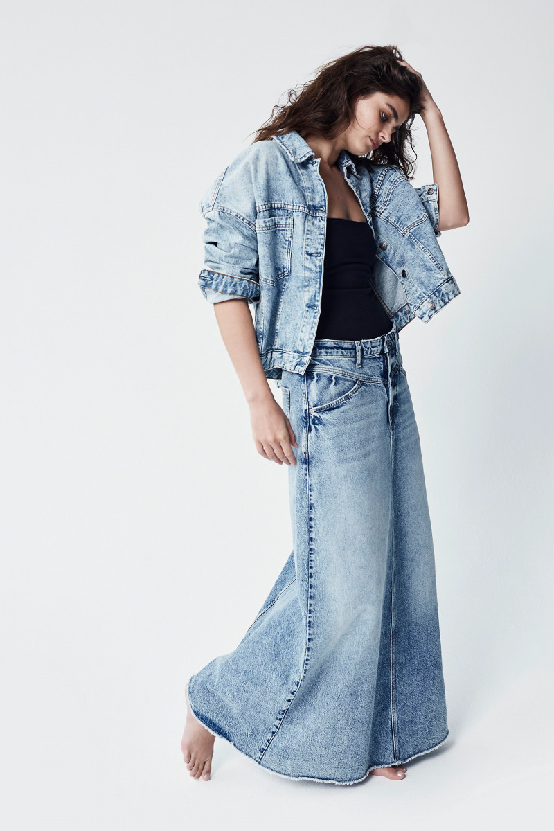 Taylor Hill featured in  the Free People lookbook for Spring/Summer 2023