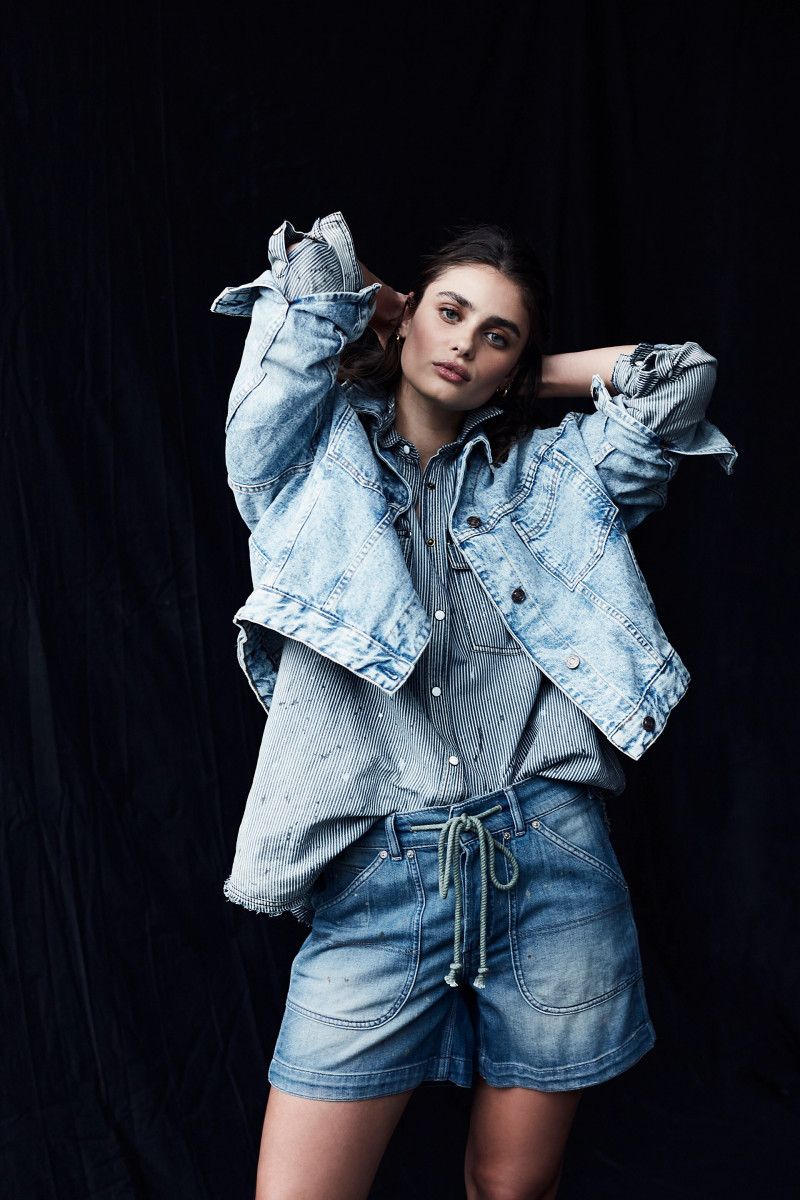 Taylor Hill featured in  the Free People lookbook for Spring/Summer 2023