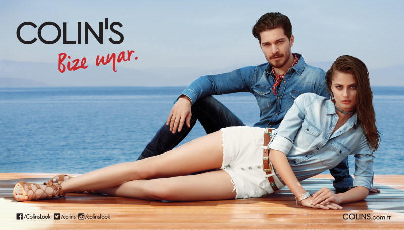 Taylor Hill featured in  the Colin\'s Jeans advertisement for Spring/Summer 2023