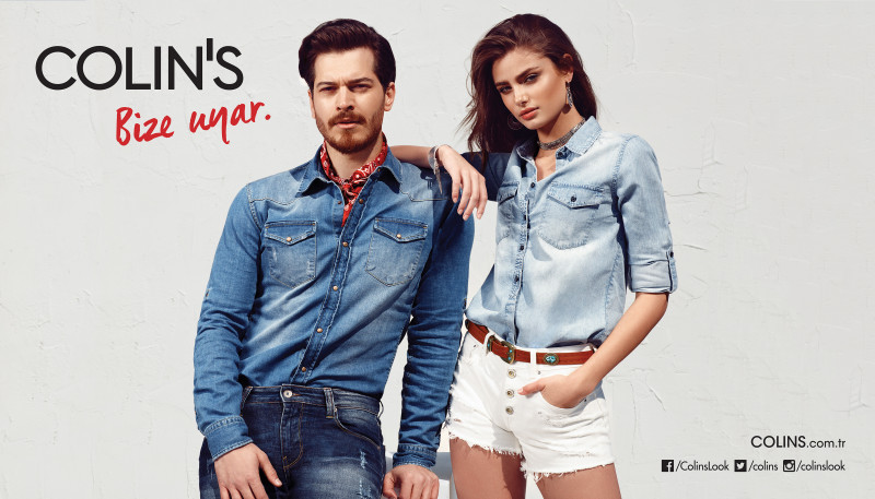 Taylor Hill featured in  the Colin\'s Jeans advertisement for Spring/Summer 2023