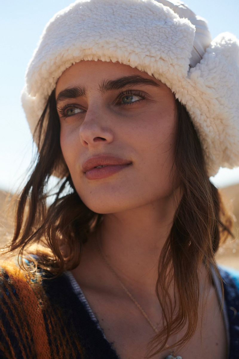 Taylor Hill featured in  the Free People lookbook for Winter 2022