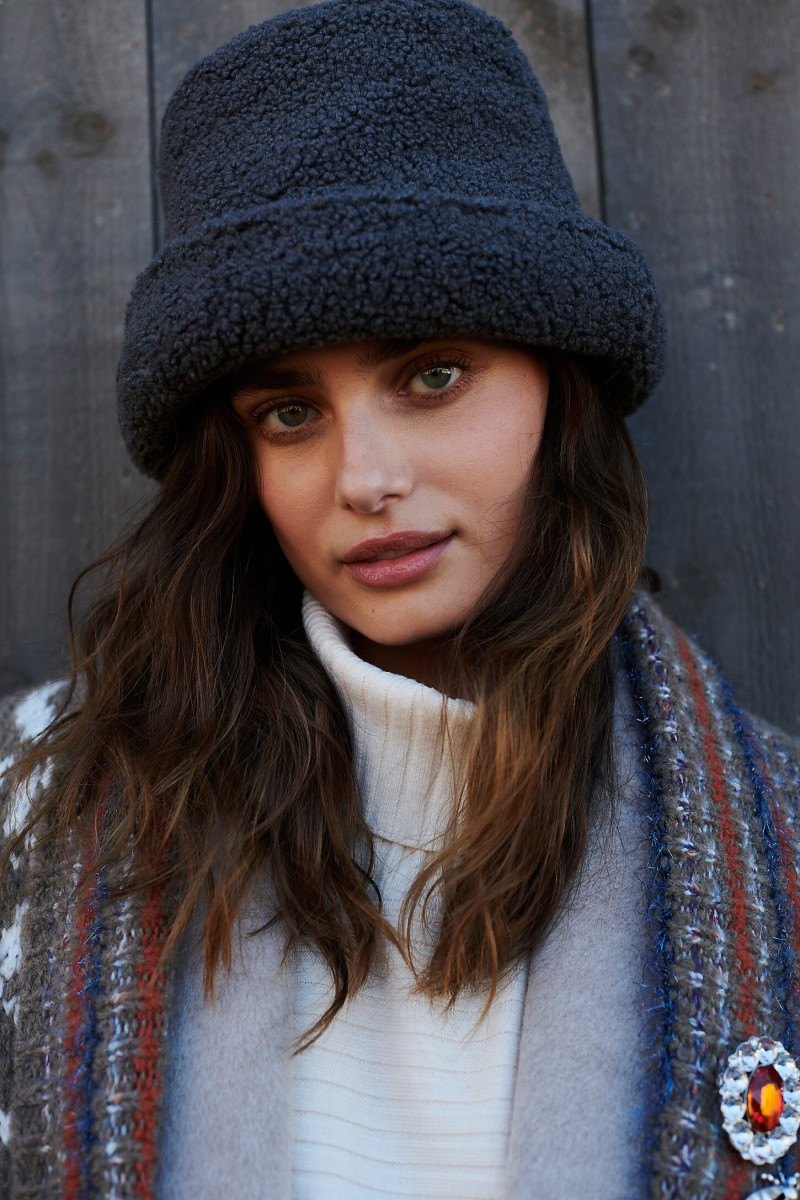 Taylor Hill featured in  the Free People lookbook for Winter 2022