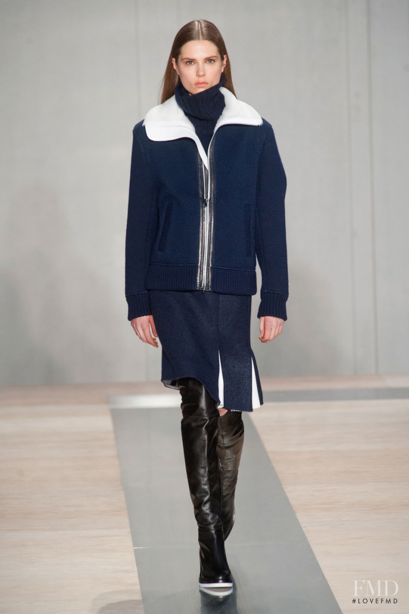 Caroline Brasch Nielsen featured in  the Reed Krakoff fashion show for Autumn/Winter 2013