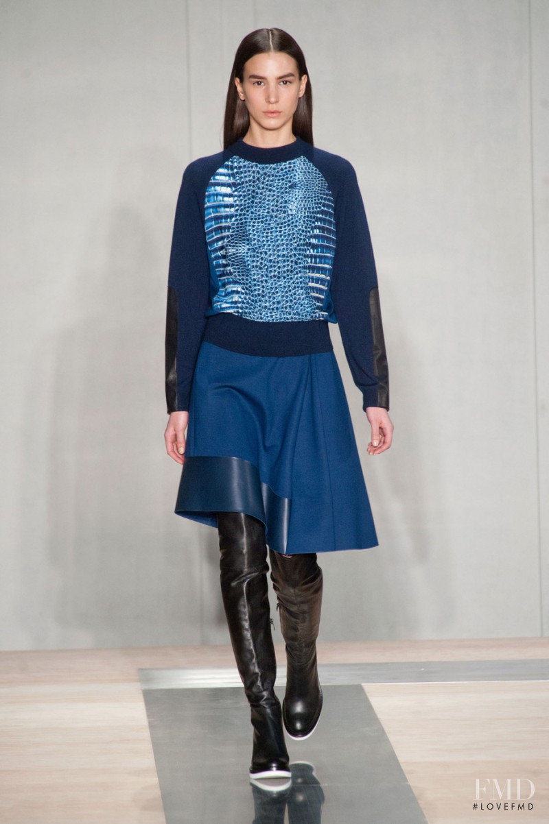 Mijo Mihaljcic featured in  the Reed Krakoff fashion show for Autumn/Winter 2013
