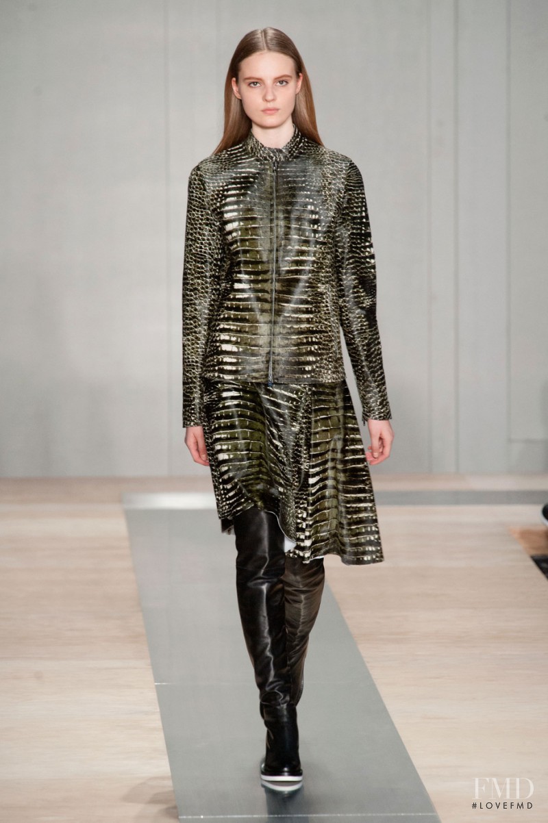 Tilda Lindstam featured in  the Reed Krakoff fashion show for Autumn/Winter 2013
