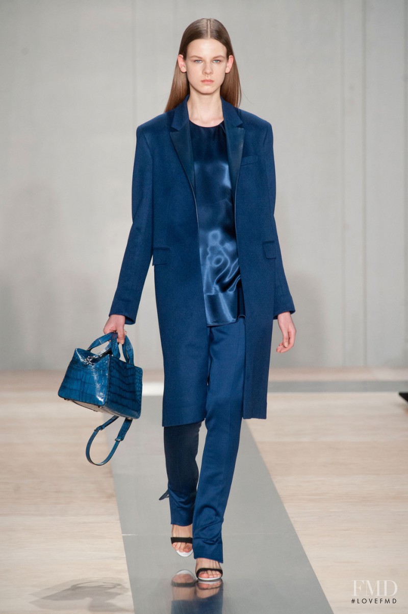 Joanna Tatarka featured in  the Reed Krakoff fashion show for Autumn/Winter 2013