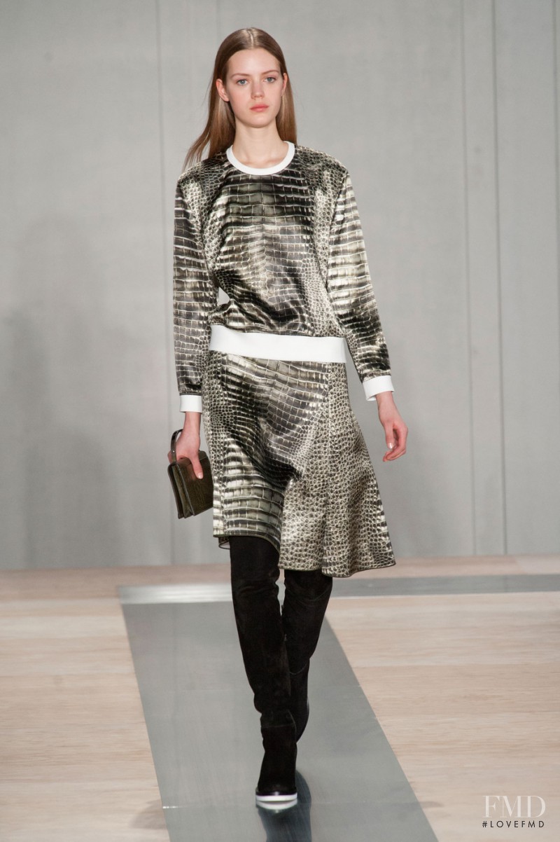 Esther Heesch featured in  the Reed Krakoff fashion show for Autumn/Winter 2013