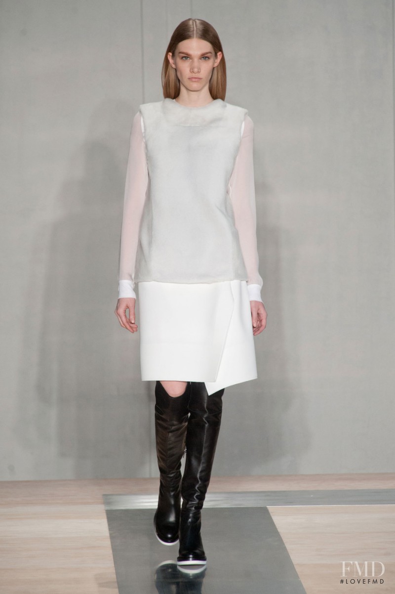 Irina Nikolaeva featured in  the Reed Krakoff fashion show for Autumn/Winter 2013