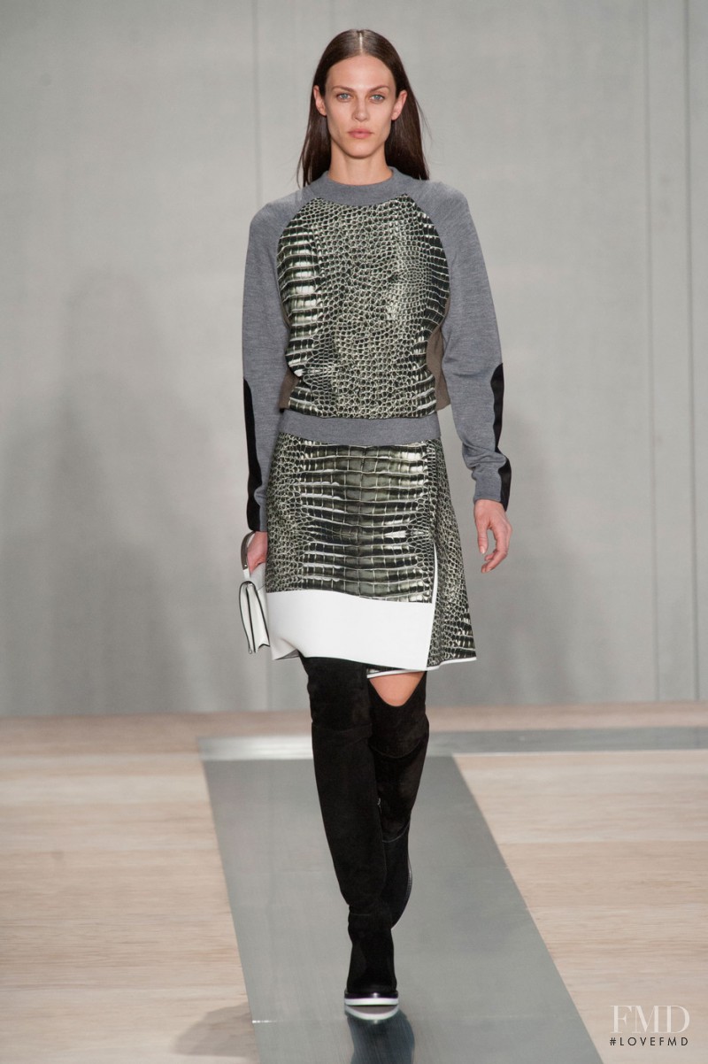 Aymeline Valade featured in  the Reed Krakoff fashion show for Autumn/Winter 2013