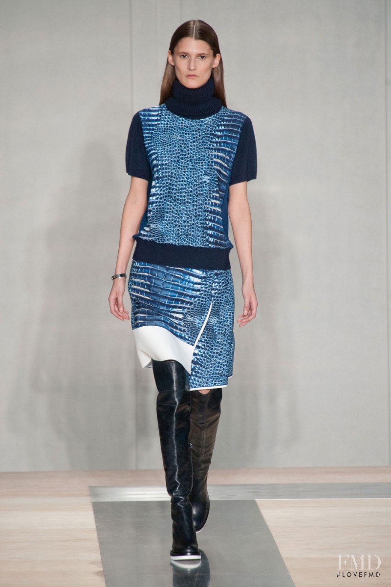 Marie Piovesan featured in  the Reed Krakoff fashion show for Autumn/Winter 2013