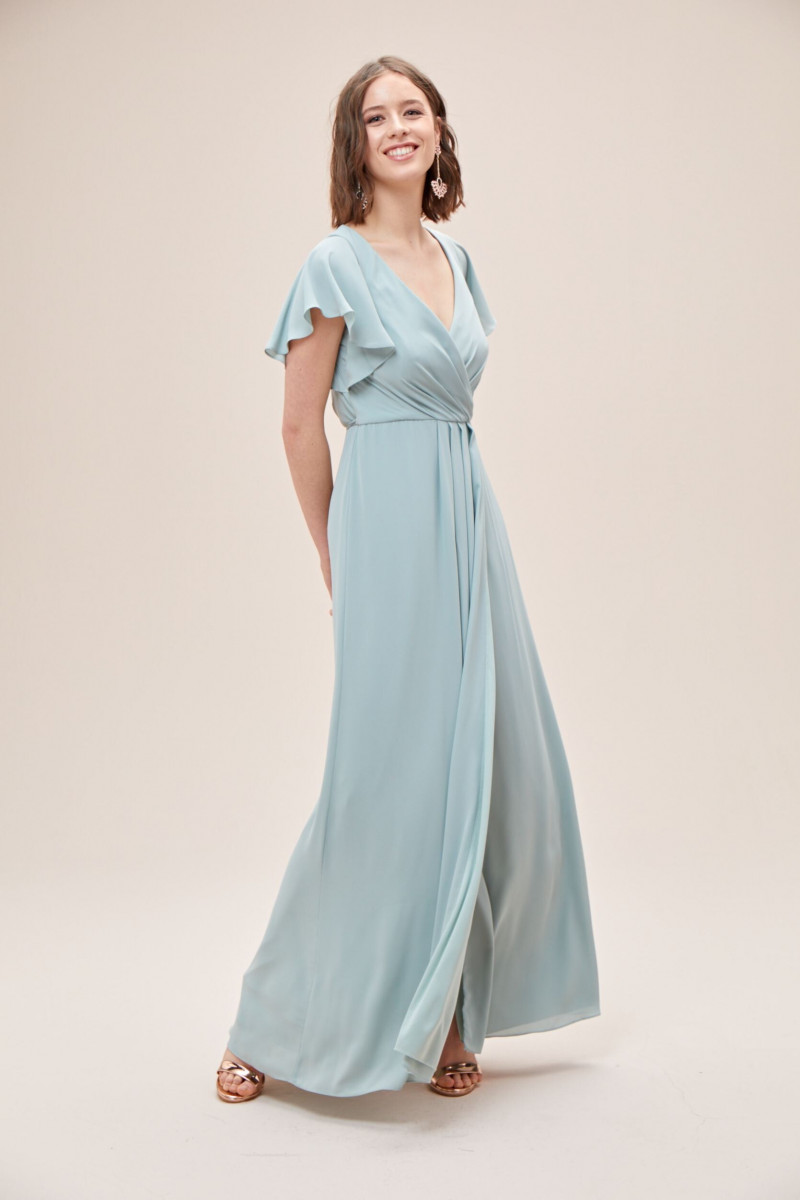 Tess Van de Bleek featured in  the Oleg Cassini catalogue for Autumn/Winter 2020