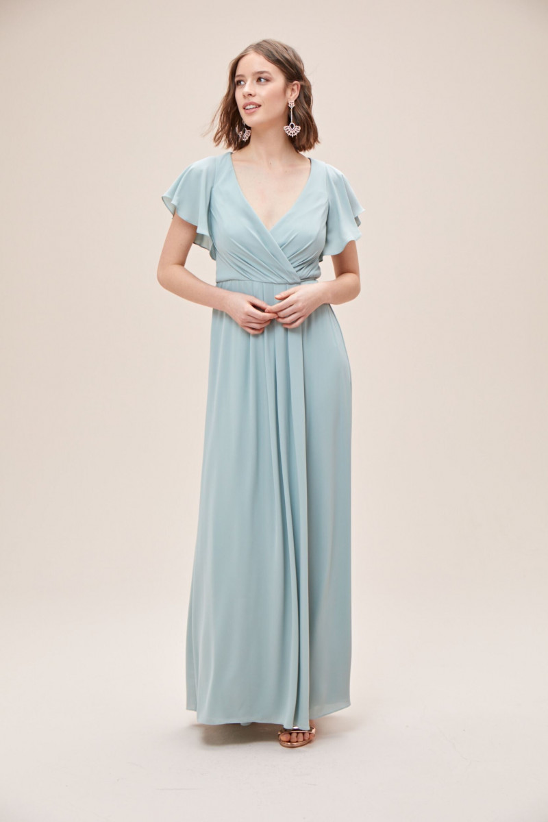 Tess Van de Bleek featured in  the Oleg Cassini catalogue for Autumn/Winter 2020