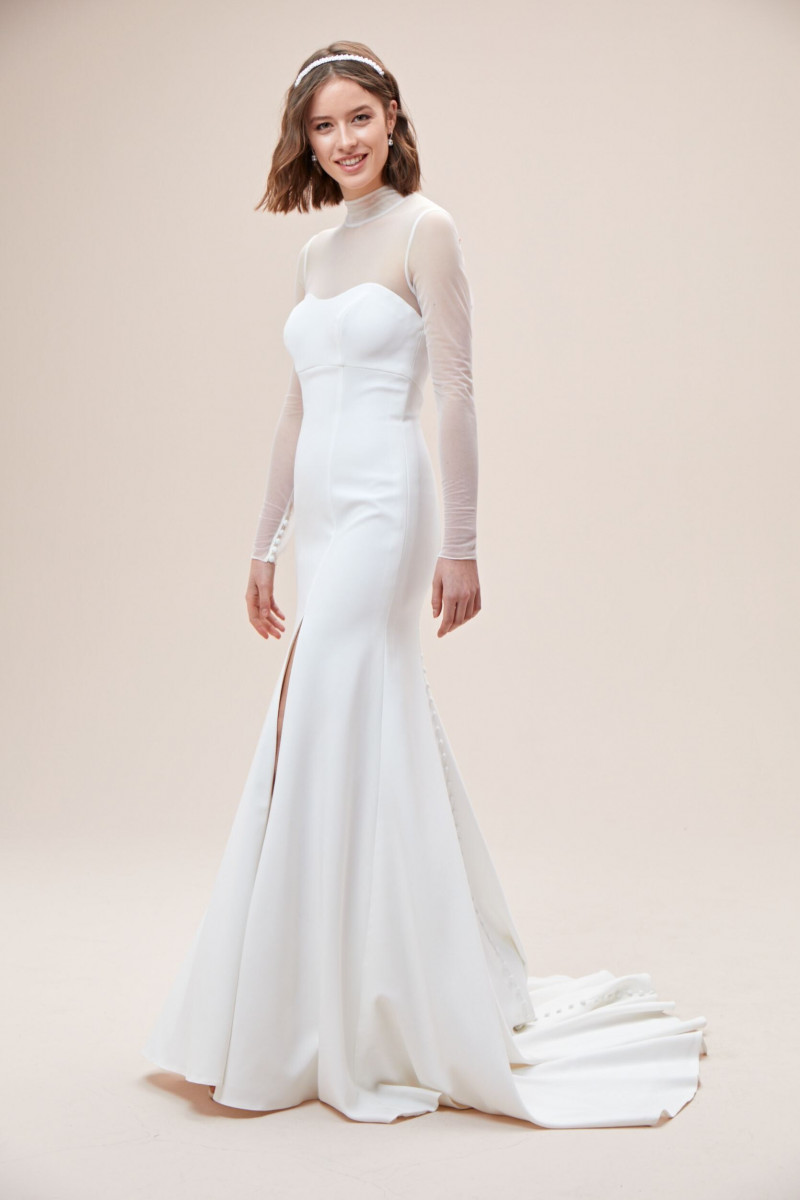 Tess Van de Bleek featured in  the Oleg Cassini catalogue for Autumn/Winter 2020