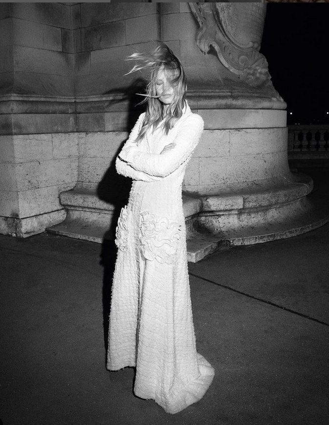 Anna Ewers featured in  the Chanel Haute Couture lookbook for Autumn/Winter 2023