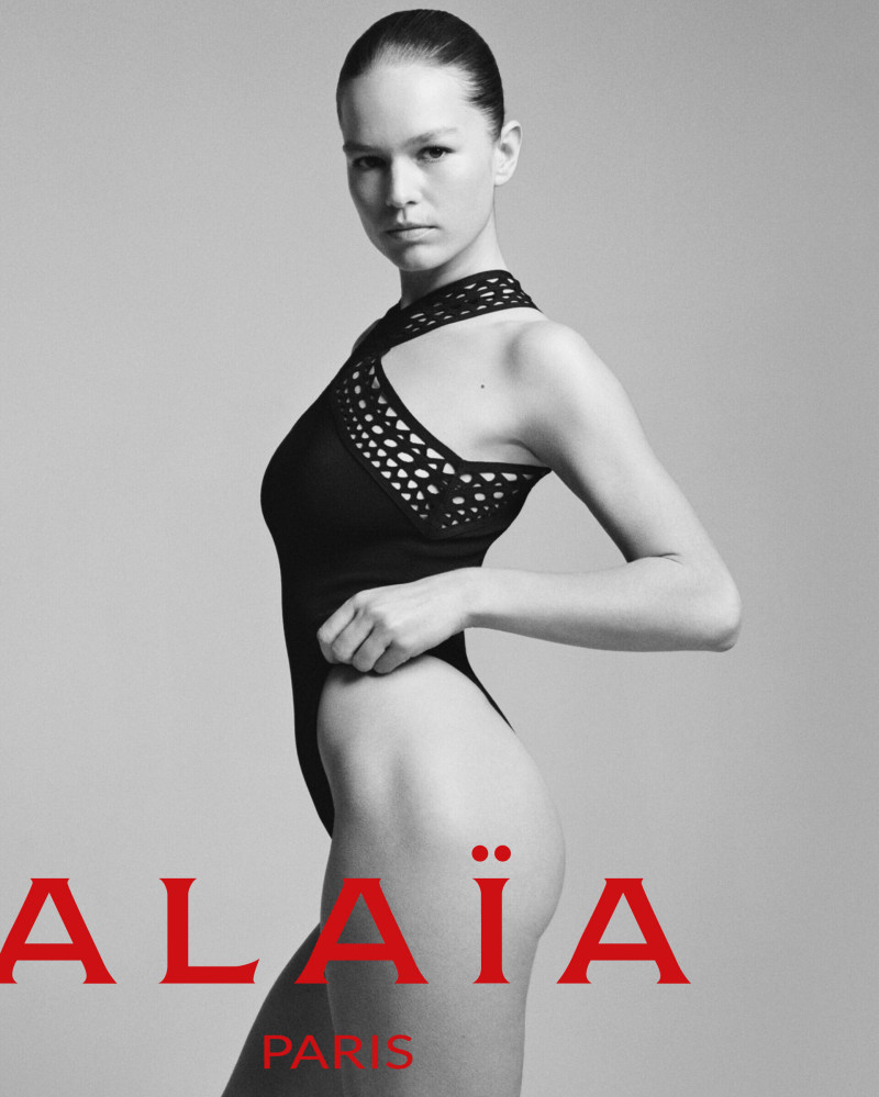 Anna Ewers featured in  the Alaia advertisement for Pre-Fall 2023