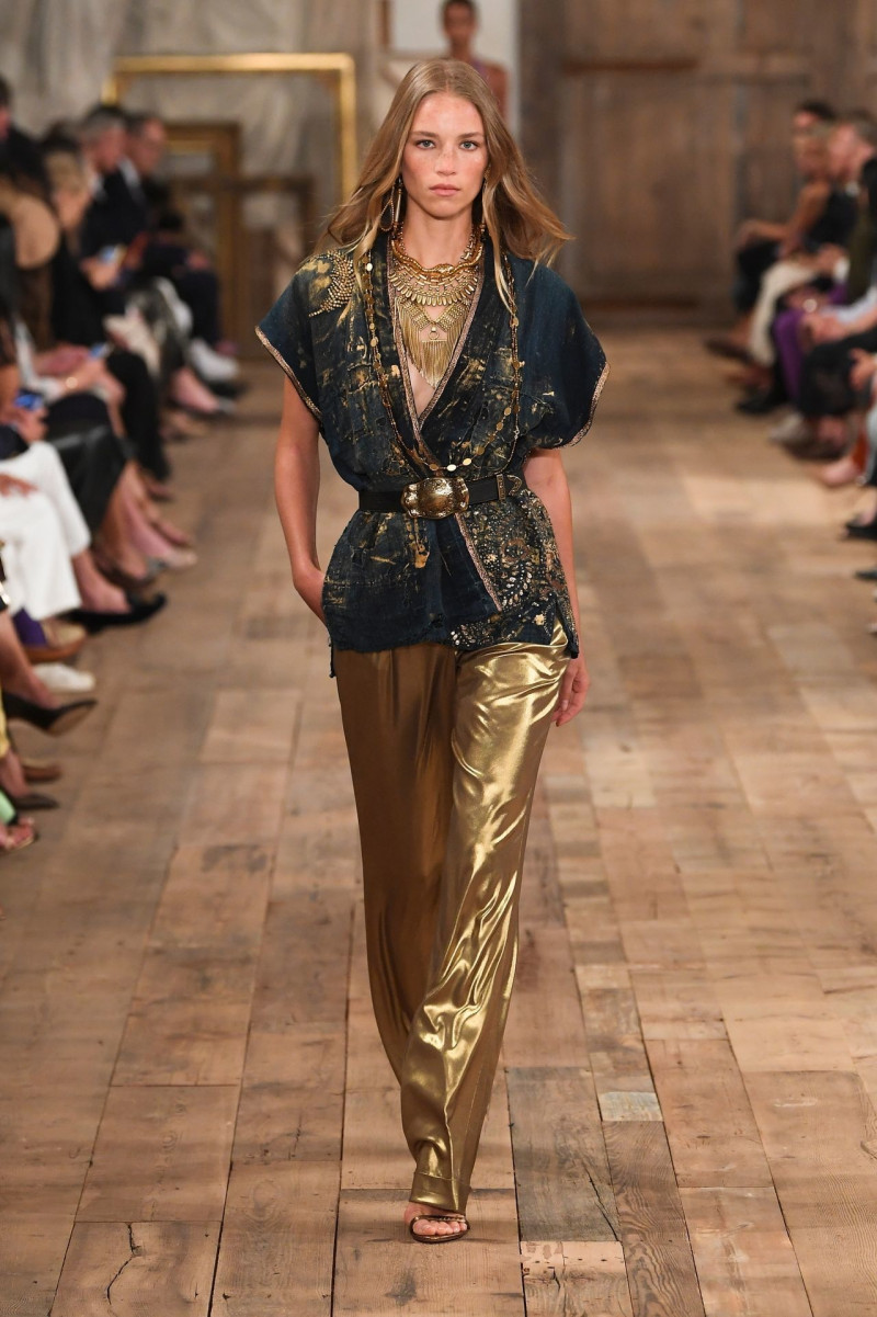 Rebecca Leigh Longendyke featured in  the Ralph Lauren fashion show for Spring/Summer 2024