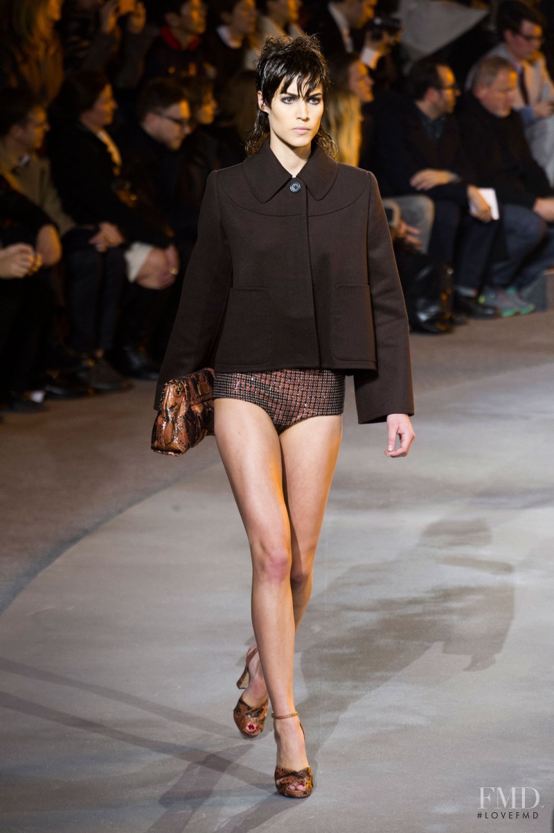 Alana Bunte featured in  the Marc Jacobs fashion show for Autumn/Winter 2013